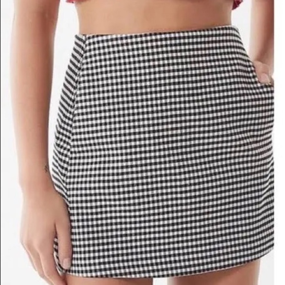Plaid Mini Skirt